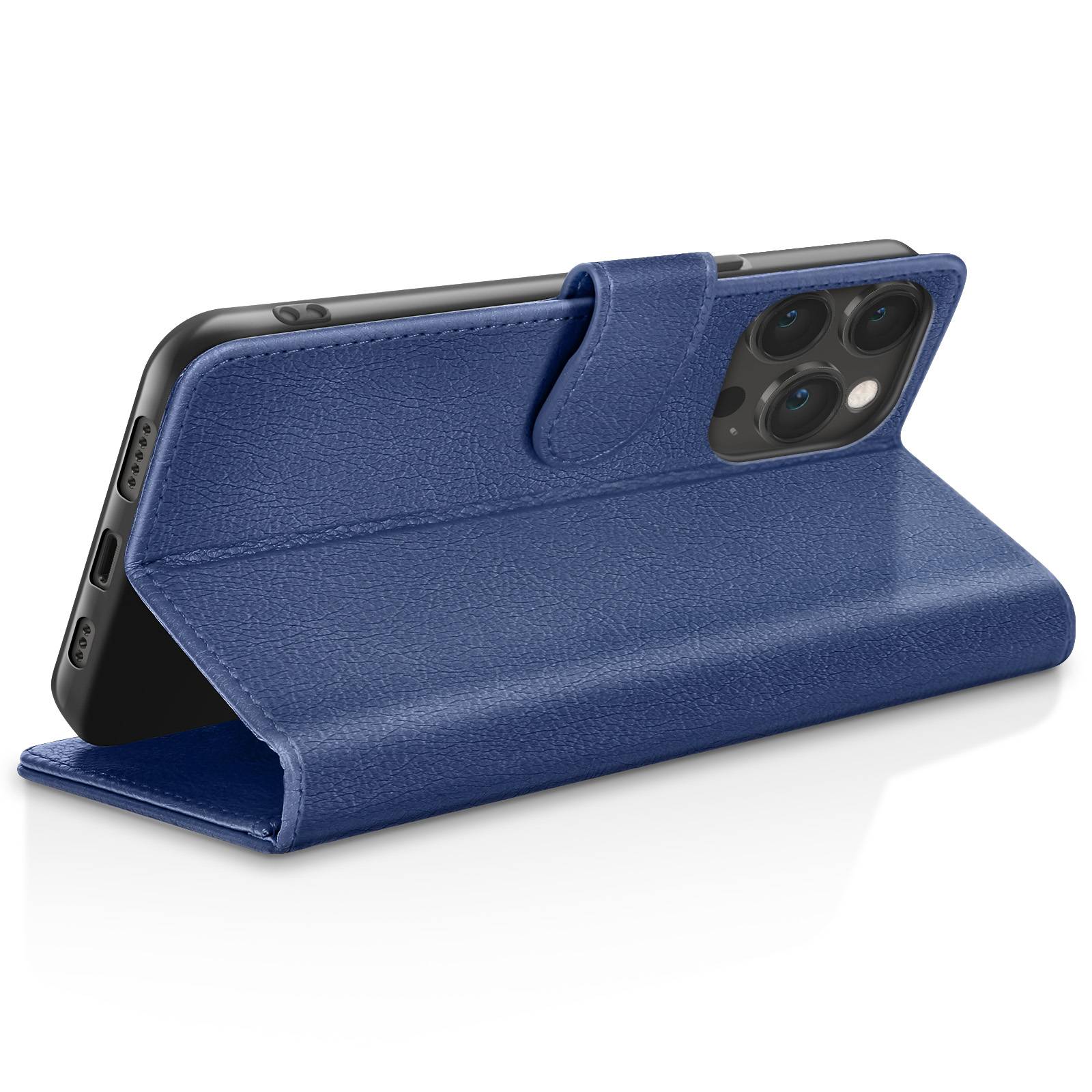 Étui Portefeuille pour iPhone 13 Pro Max Support et Languette Magnétique-2