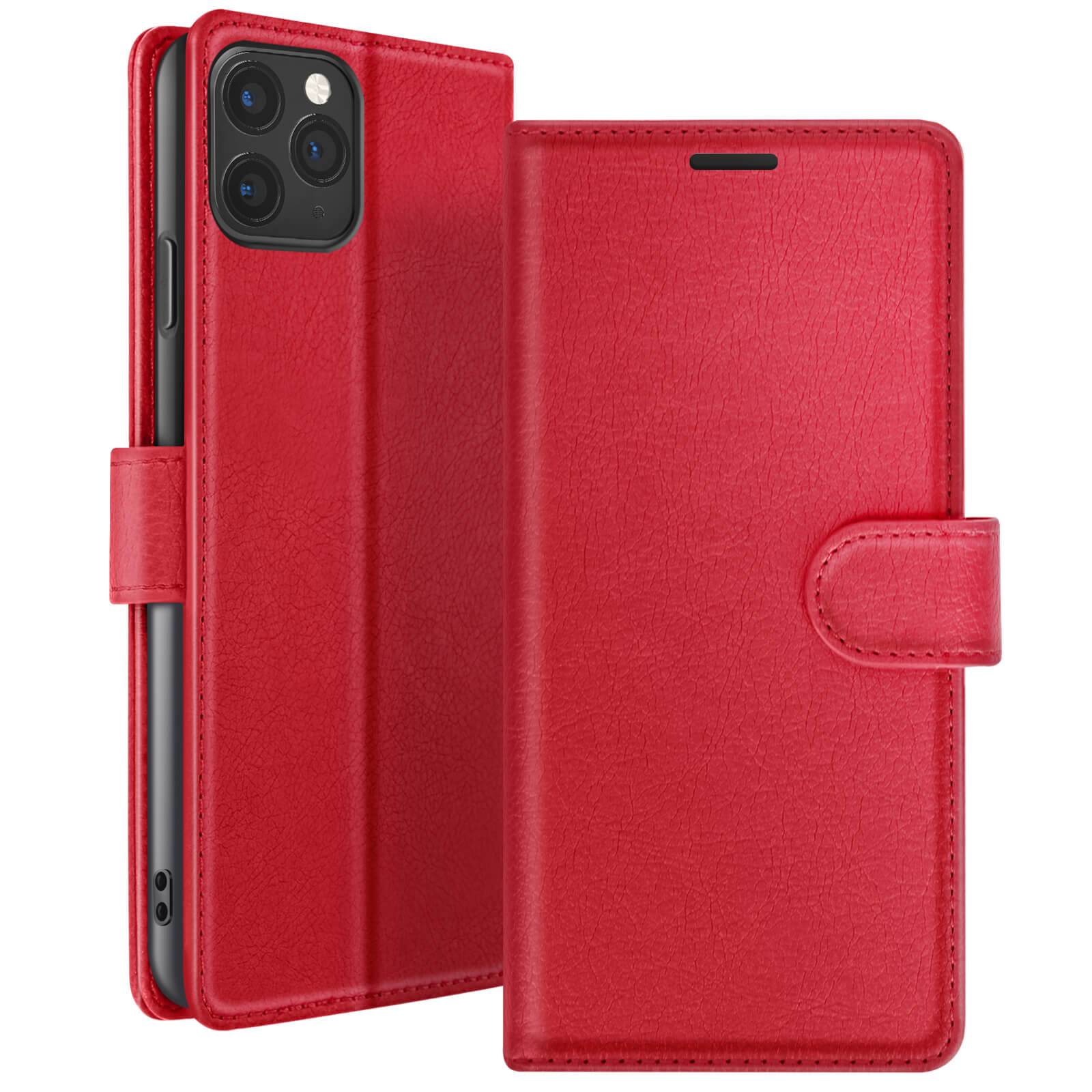 Étui Portefeuille pour iPhone 11 Pro Max Support et Languette Magnétique-0