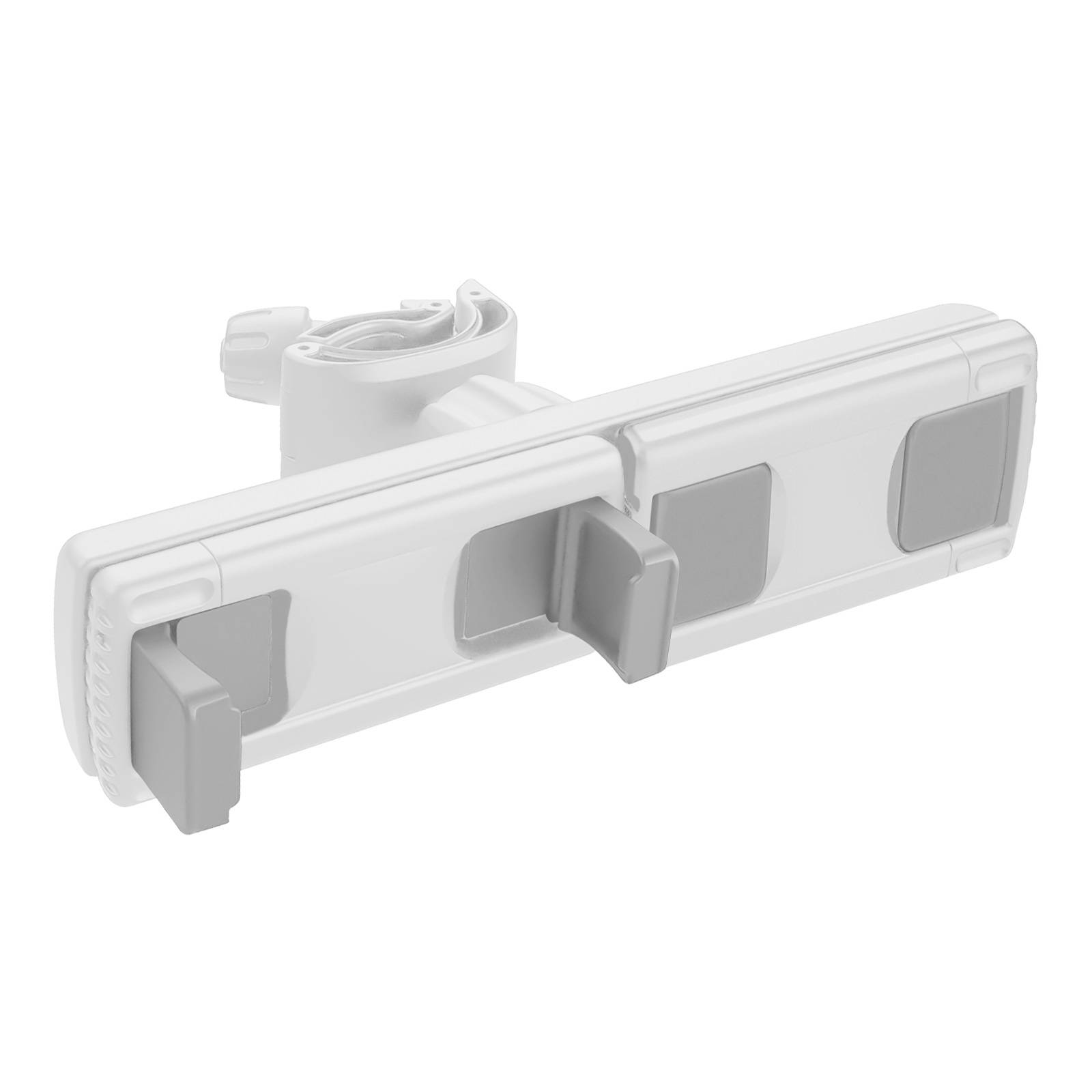 Double Support Téléphone avec Fixation Rotatif sur Barre Ronde Multi Usage-0