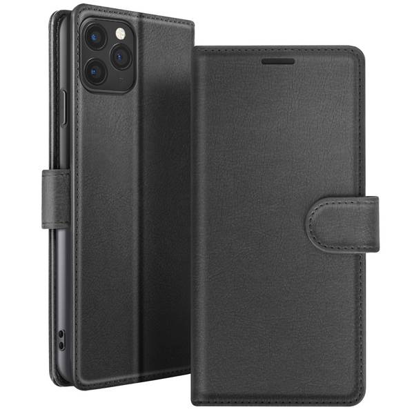 Étui Portefeuille pour iPhone 11 Pro Support et Languette Magnétique