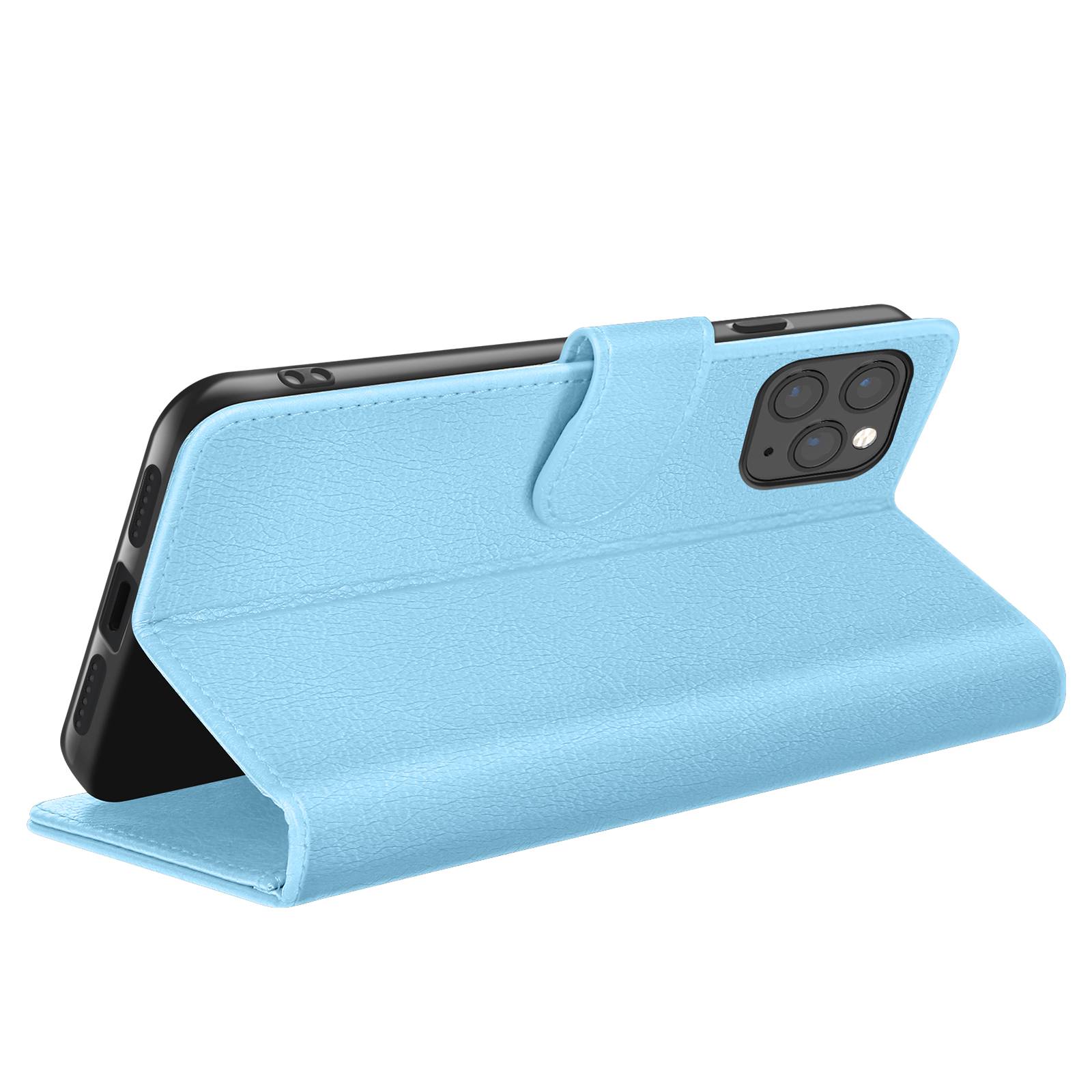 Étui Portefeuille pour iPhone 11 Pro Max Support et Languette Magnétique-1