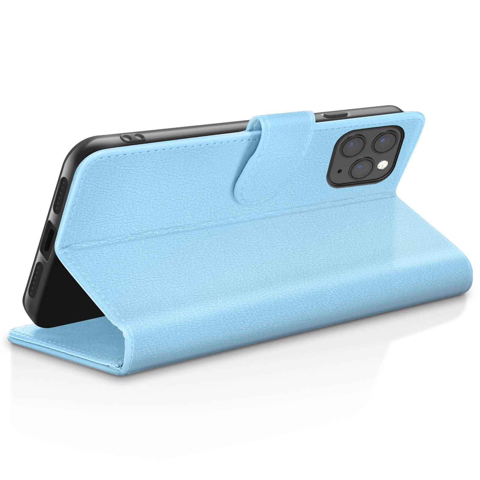 Étui Portefeuille pour iPhone 11 Pro Max Support et Languette Magnétique-2