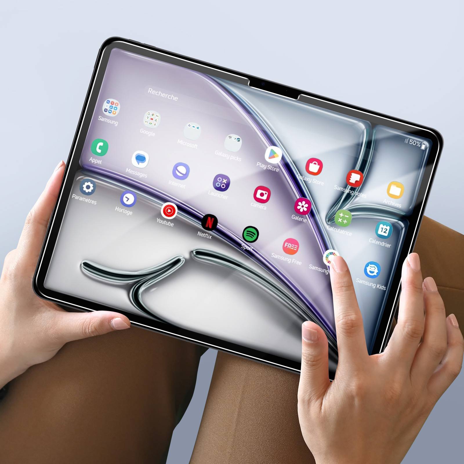 Protection Écran pour iPad Pro 11 2024 / M5 2025 Verre Trempé Dureté 9H Antichoc-2