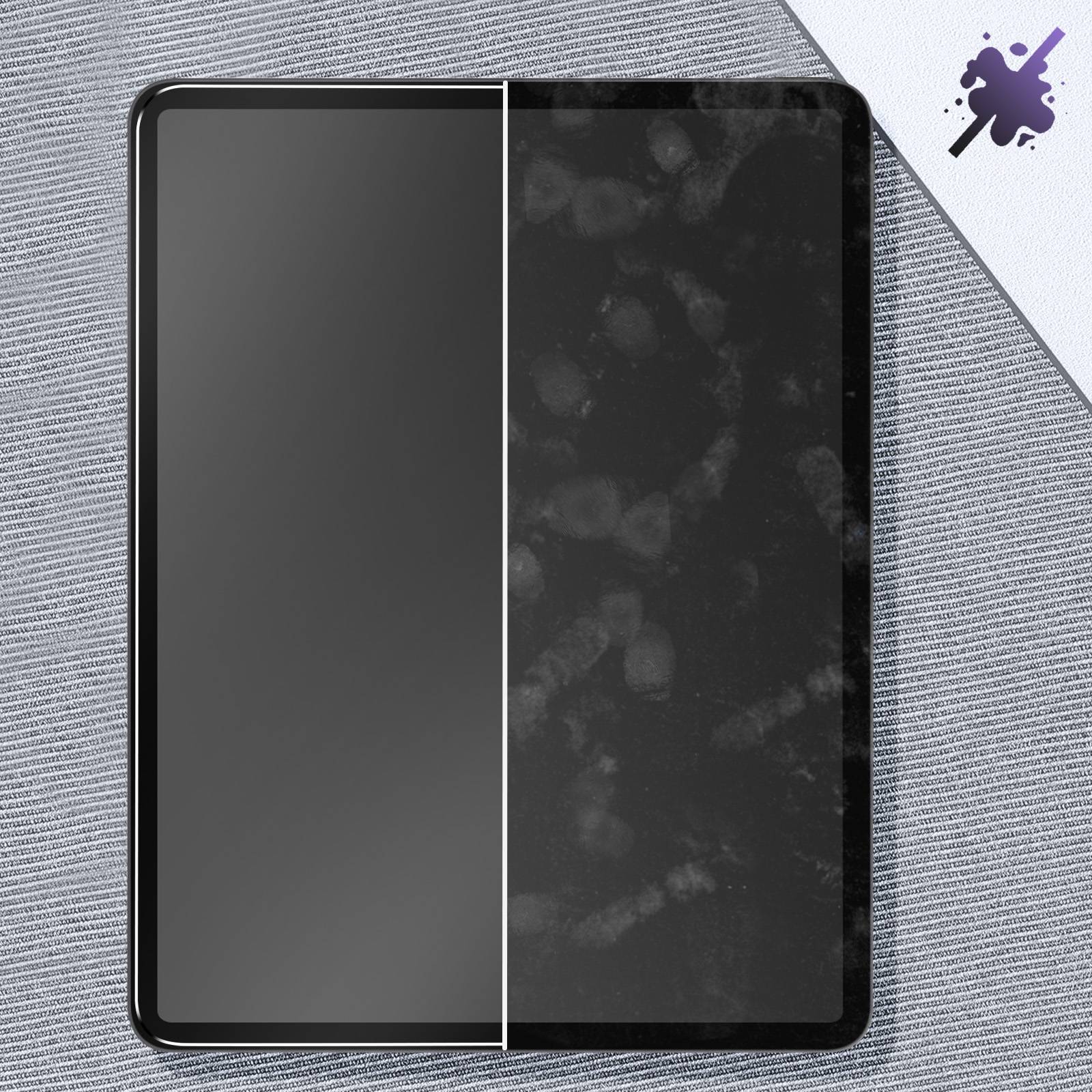 Protection Écran pour iPad Pro 11 2024 / M5 2025 Verre Trempé Dureté 9H Antichoc-4
