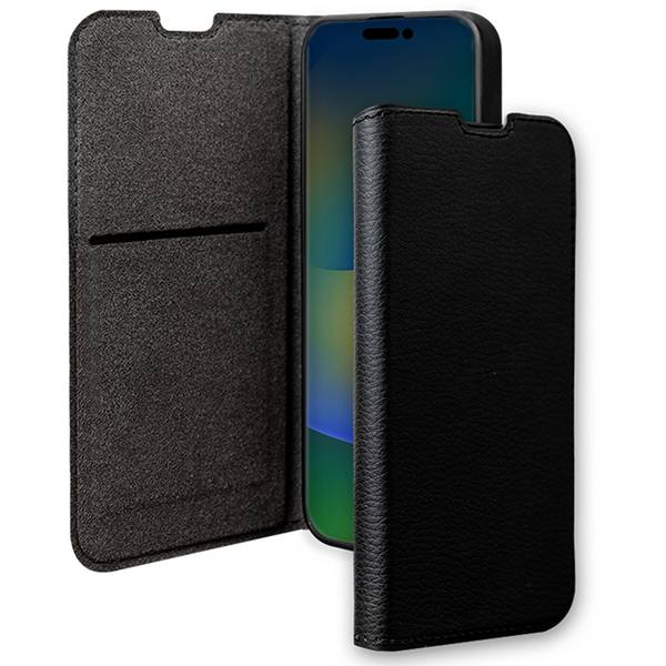 Étui pour Apple iPhone 15 Pro Folio Wallet avec Porte-cartes et Support vidéo