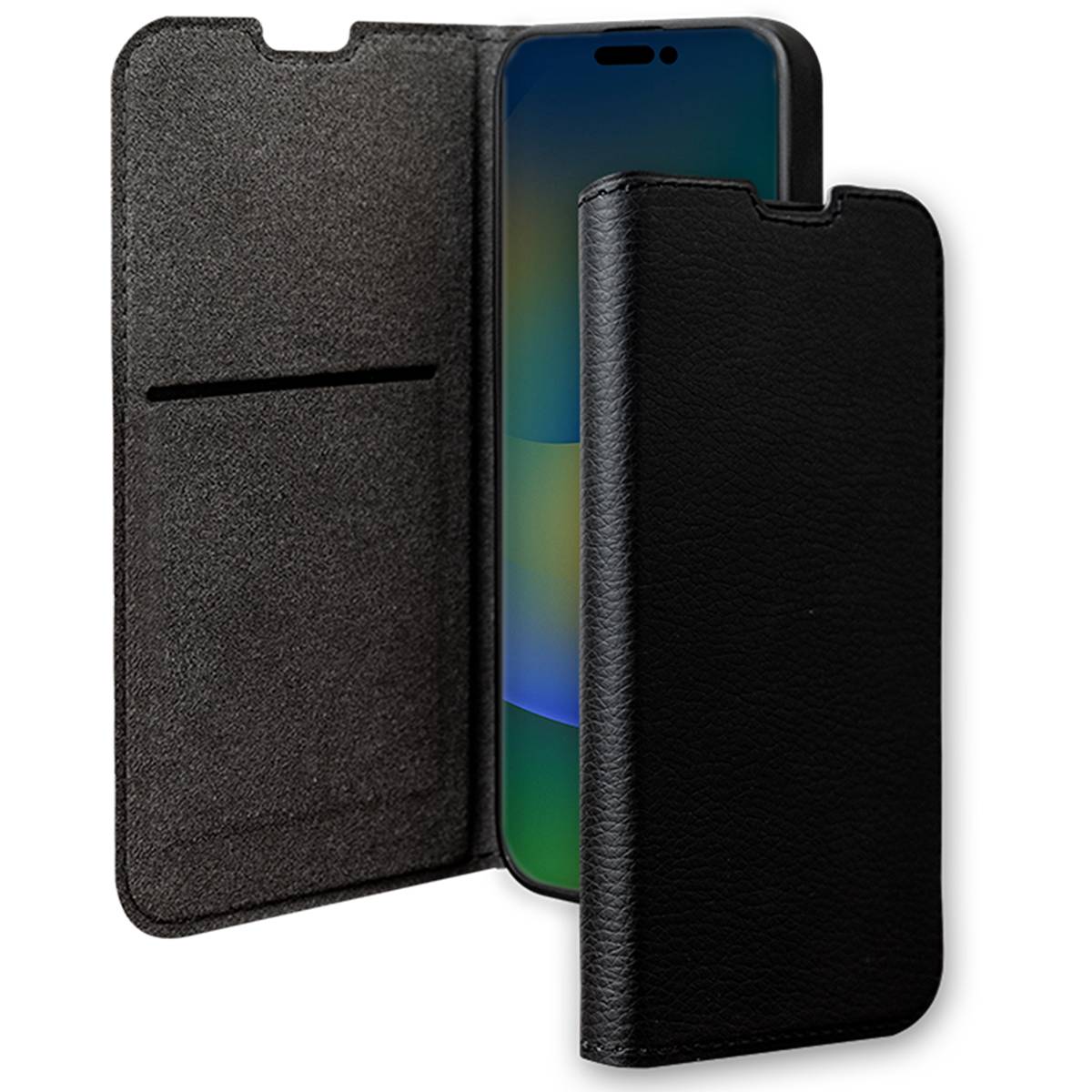 Étui pour Apple iPhone 15 Pro Folio Wallet avec Porte-cartes et Support vidéo-0