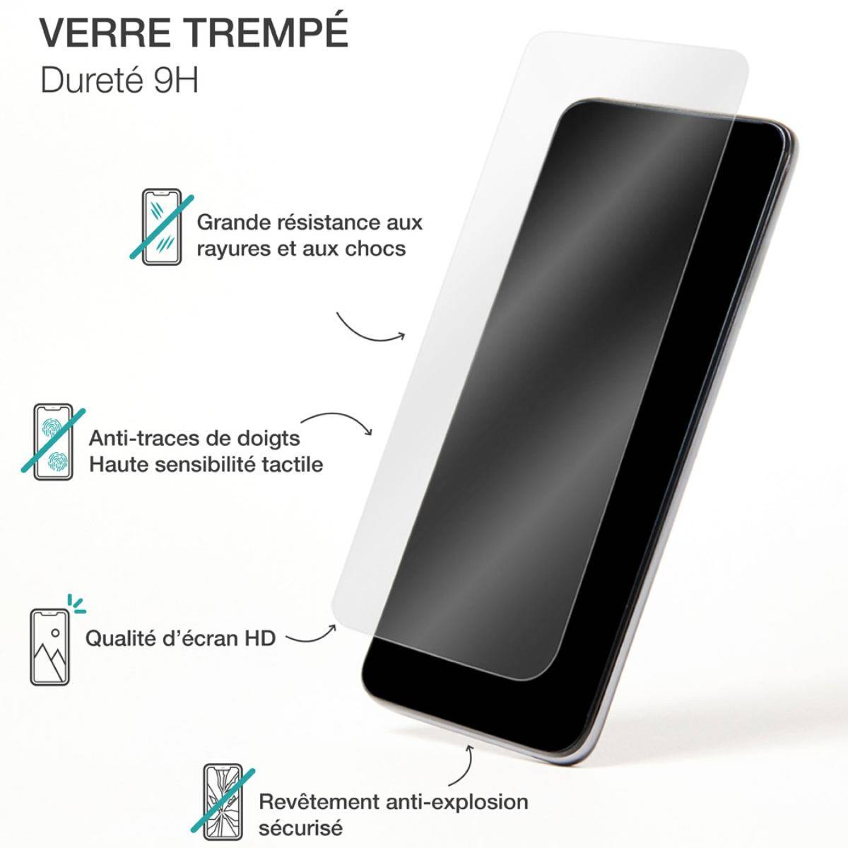 Protection d'Écran pour Redmi 9C/Redmi 9A en Verre Trempé 2.5D-1