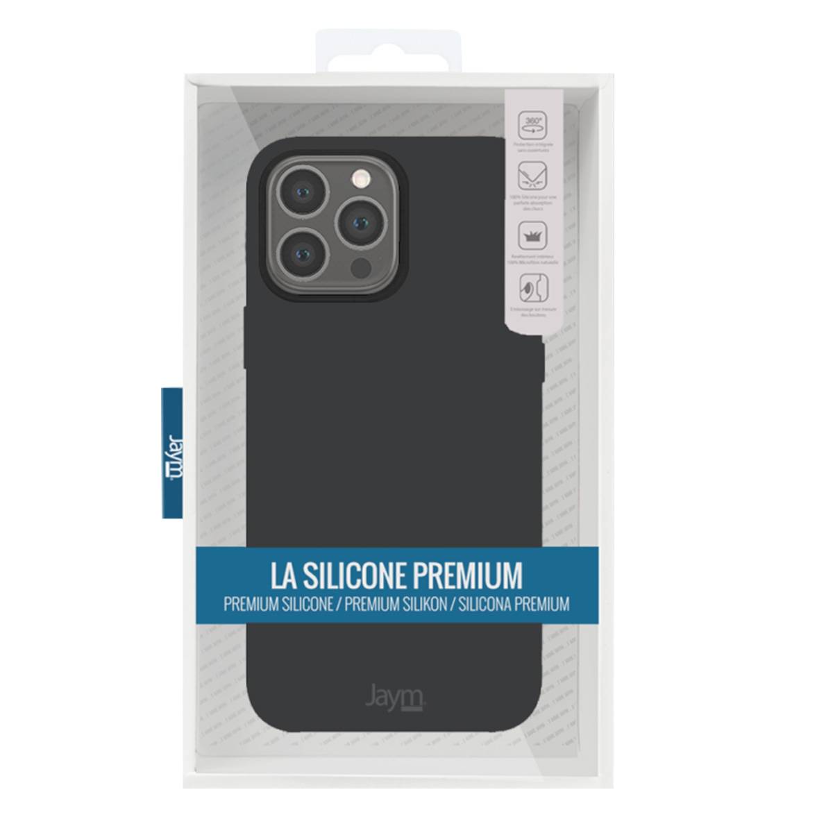 Coque Magsafe pour Apple iPhone 13 Pro Premium Silicone Microfibre-1