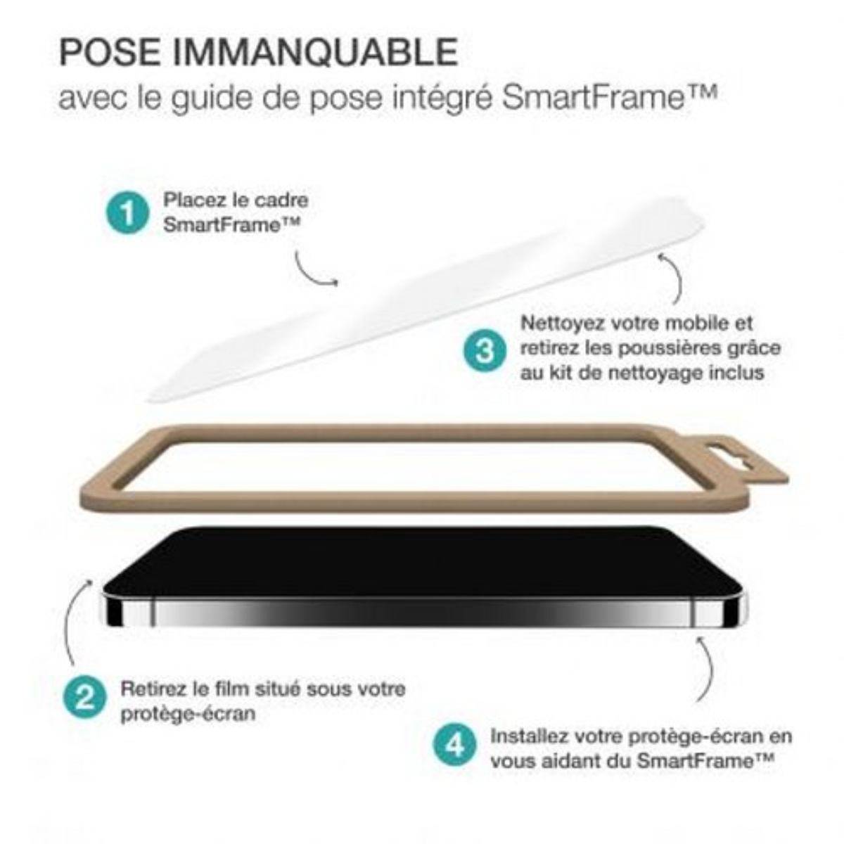 Protège écran pour Apple iPhone 15 Plus 2.5D Oléophobe avec SmartFrame™-3