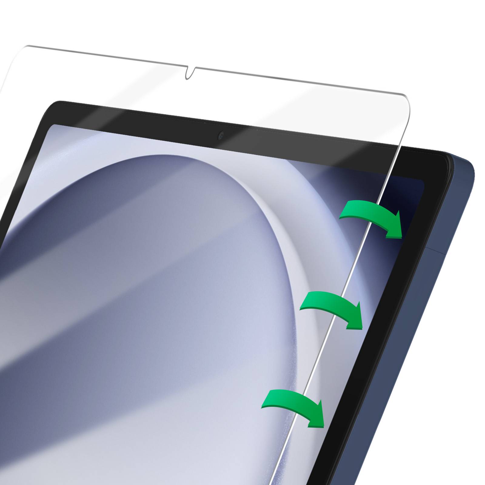 Verre Trempé pour Samsung Galaxy Tab A9 Plus Second Glass Dureté 9H-2