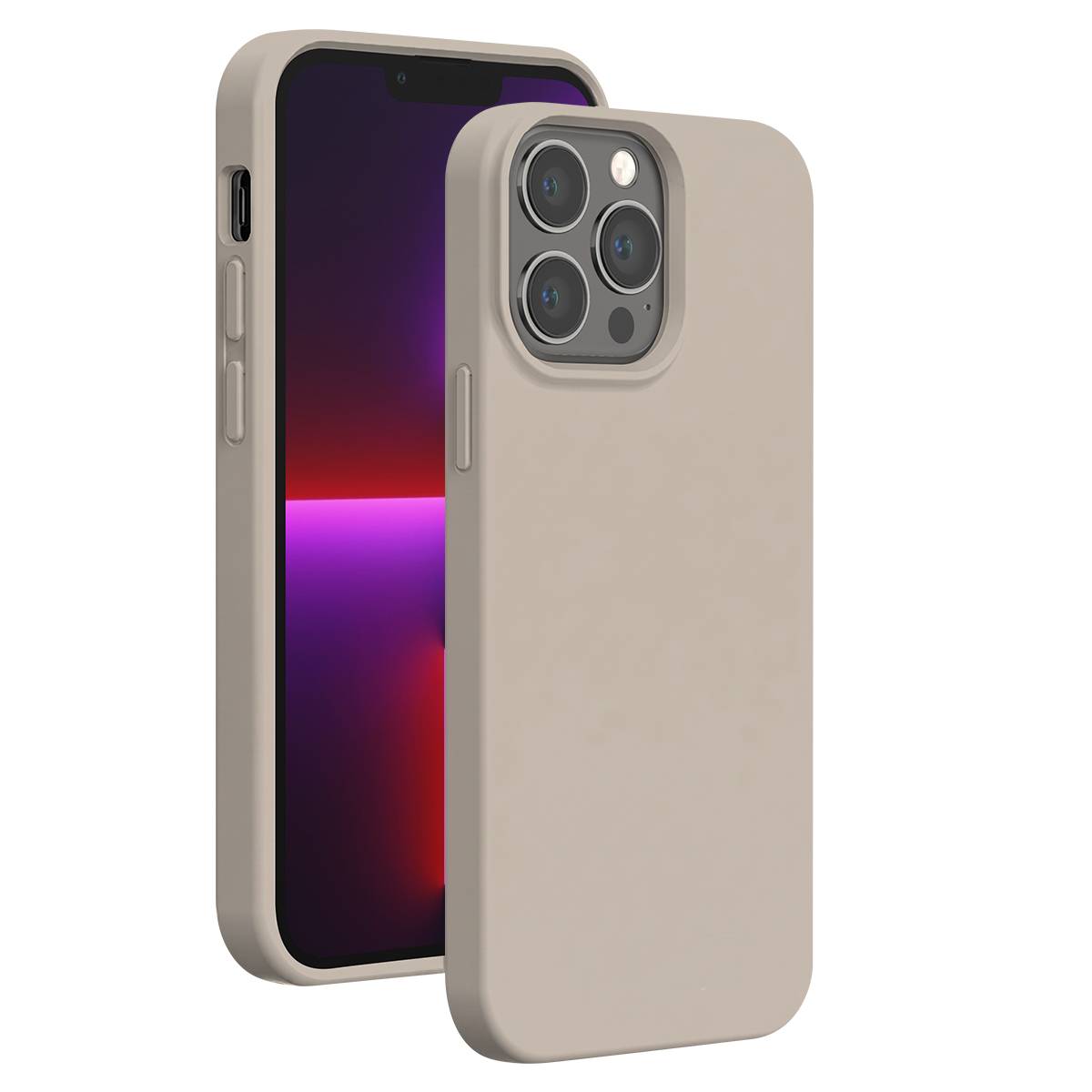 Coque pour iPhone 13 Pro Max Rigide et Élégante en Silicone Soft Touch-2