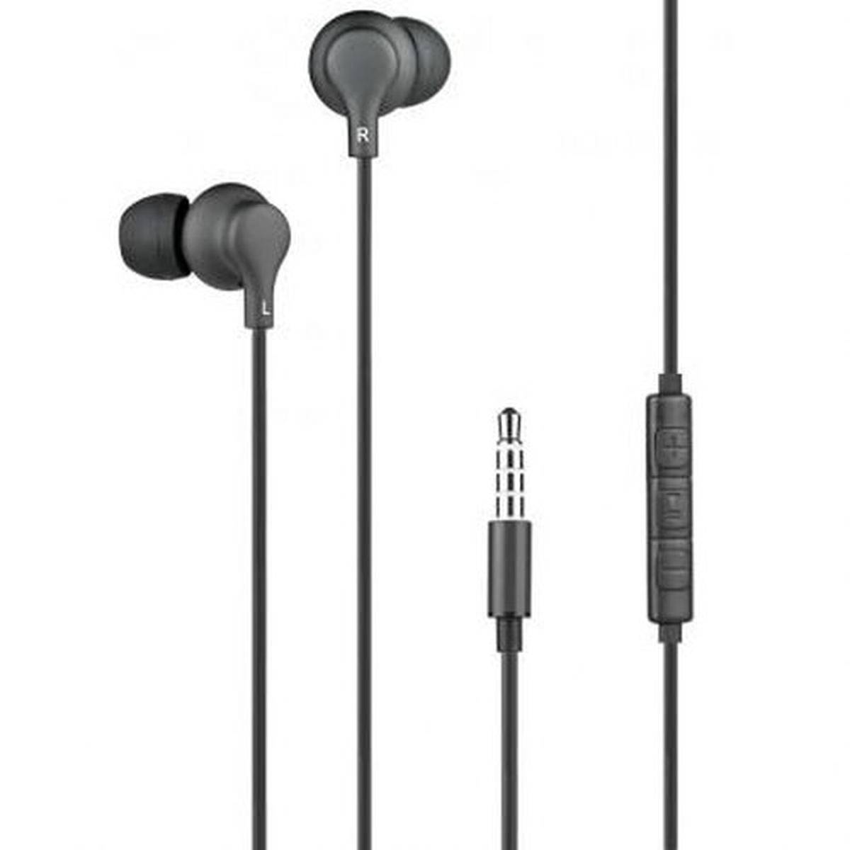 Ecouteurs Jack 3.5mm Bouton avec Télécommande et Micro-0