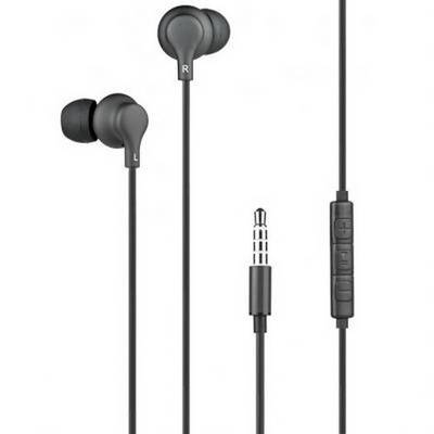 Ecouteurs Jack 3.5mm Bouton avec Télécommande et Micro-0