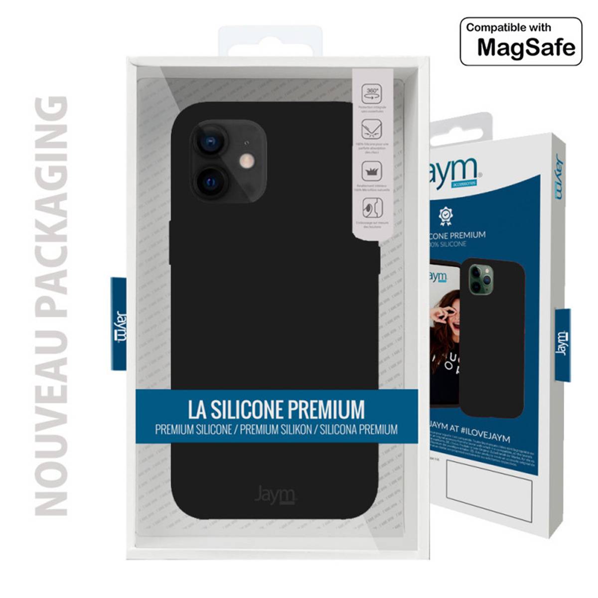 Coque Magsafe pour Apple iPhone 14 Pro Premium Silicone Microfibre-4