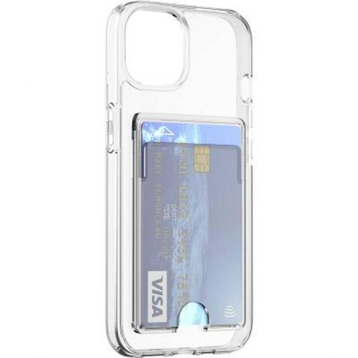 Coque pour iPhone 14 Hybride avec porte-carte intégré-1