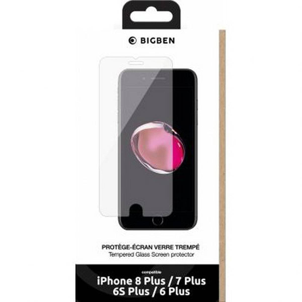 Protège écran pour Apple iPhone 8 Plus / 7 / 6 Plat Anti-rayures-4