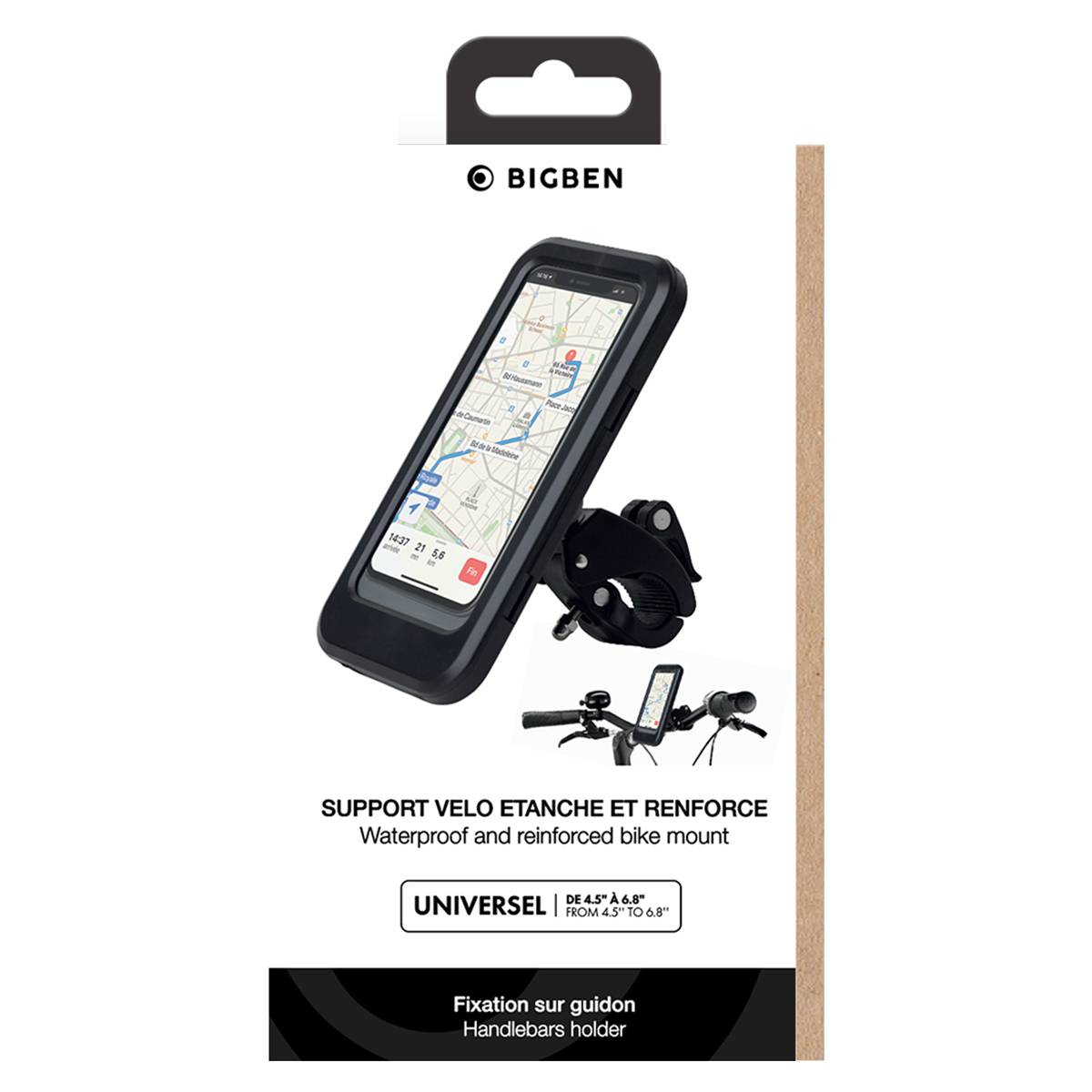 Support Vélo Universel Renforcé et Étanche Clip de Maintien Ajustable-2