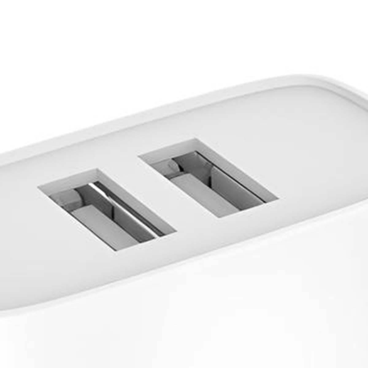 Chargeur Secteur Double USB-A 12 W 2,4A Prise US-4