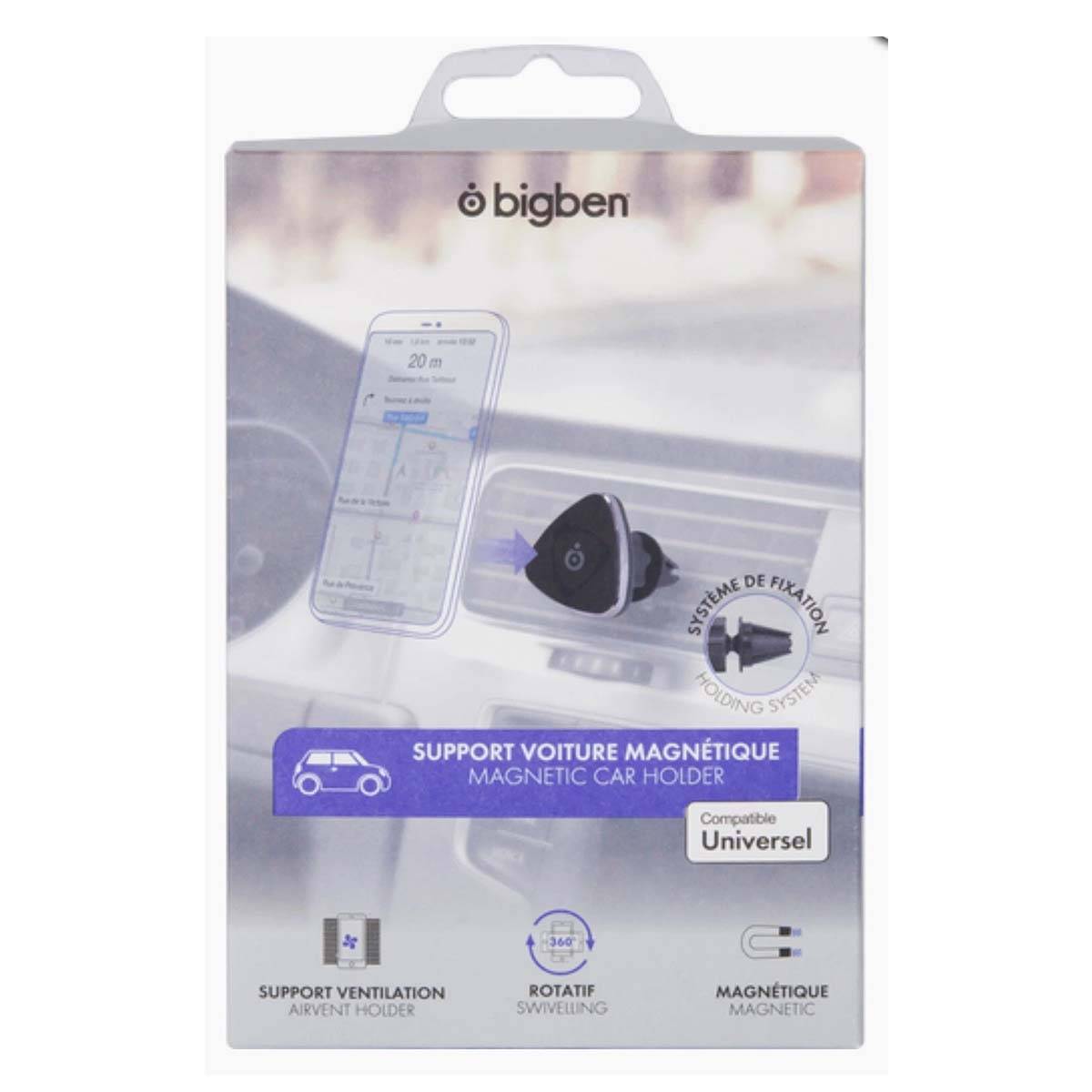 Support Voiture pour Smartphone Aimanté sur Ventilation-4