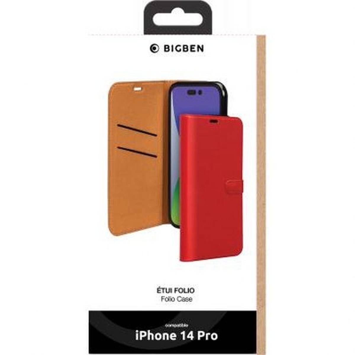 Étui pour iPhone 14 Pro Folio Wallet Fermeture avec Languette Aimantée-1