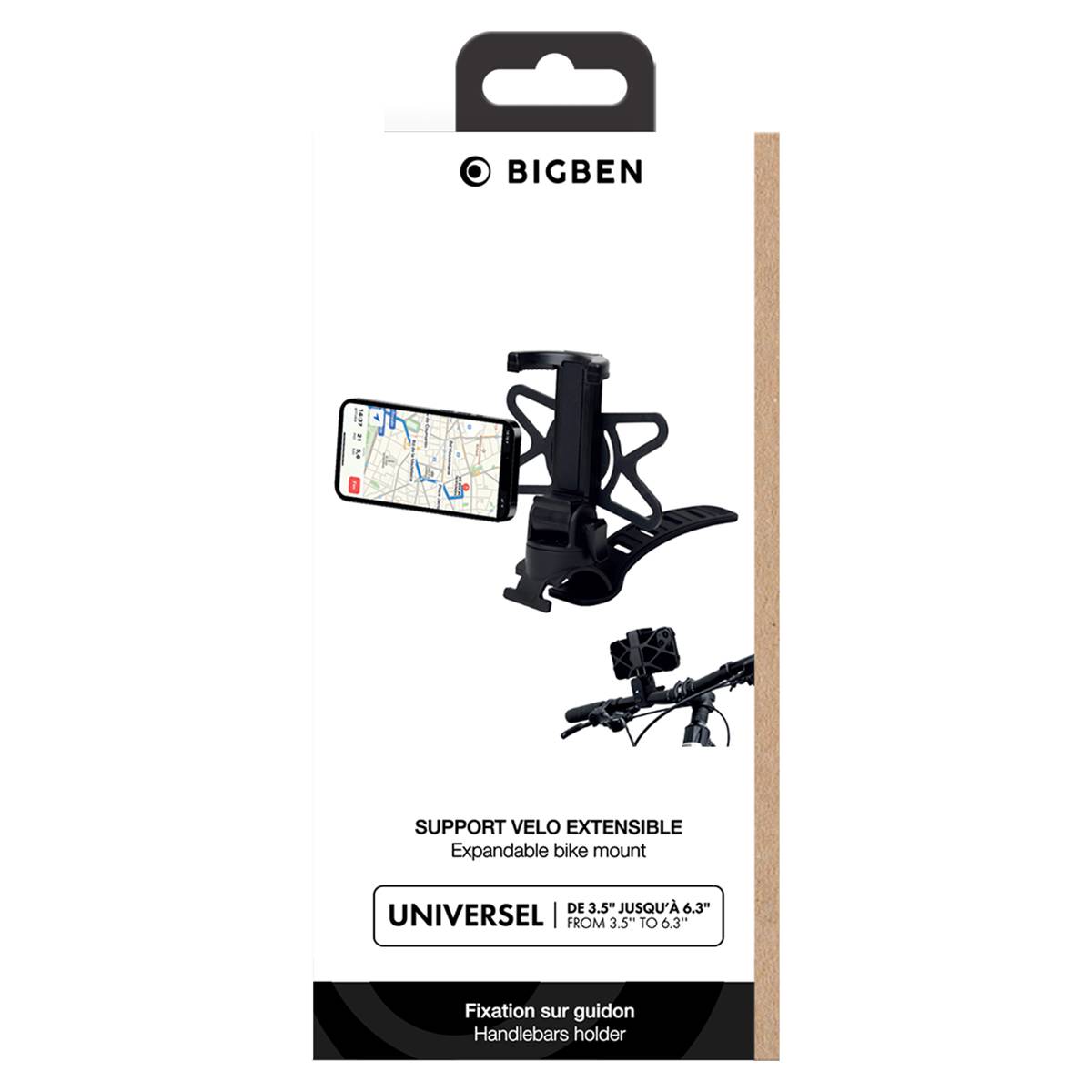 Support Vélo Universel Double Fixation Silicone Clip Ajustable-2
