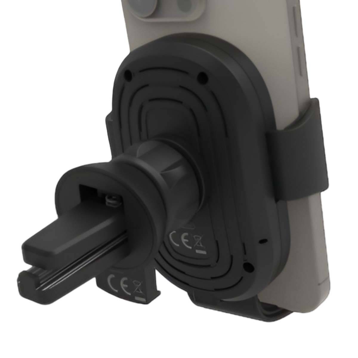 Support Voiture pour Smartphone avec Charge à Induction 15W et 2 Fixations-2
