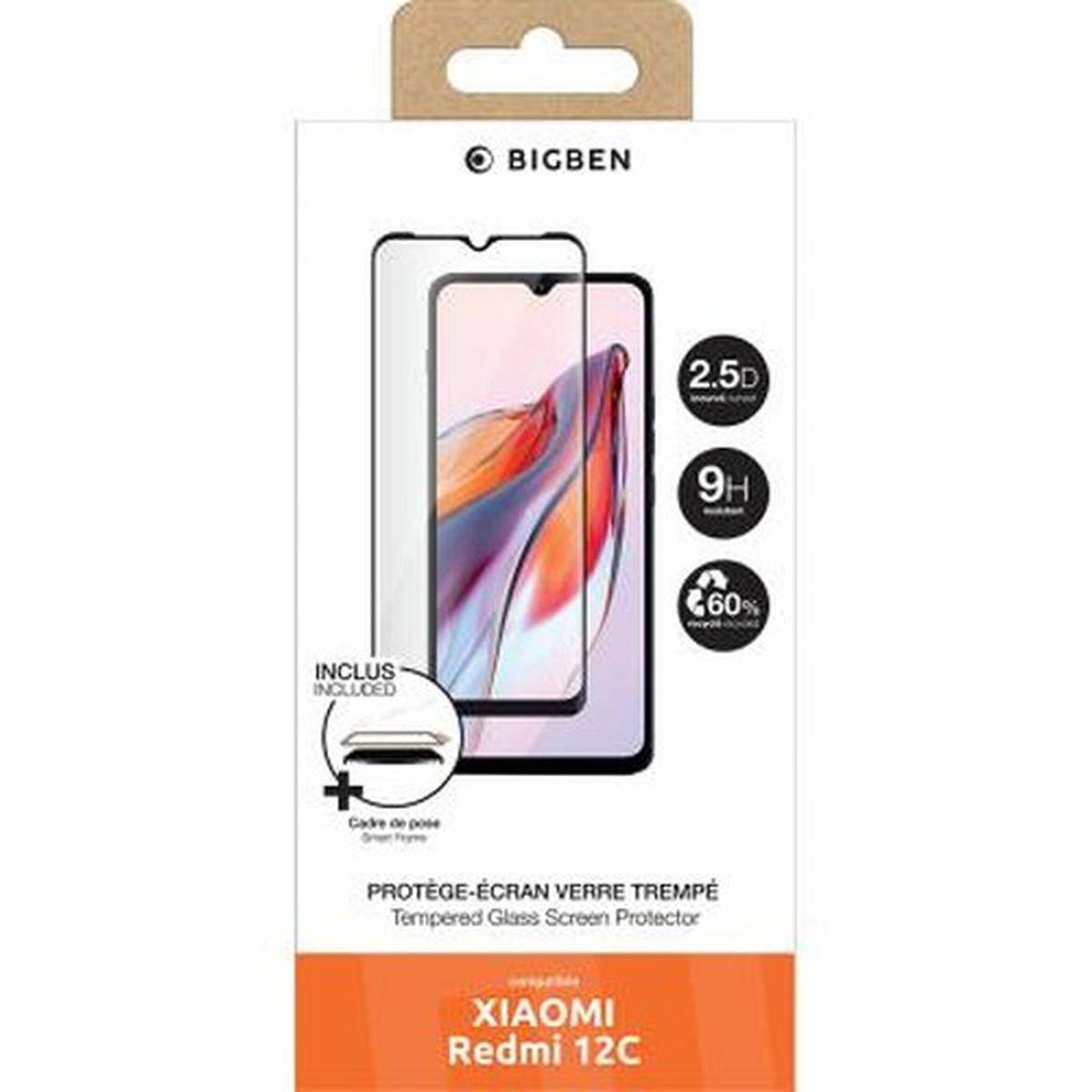 Protège écran pour Xiaomi Redmi 12C Oléophobe 2.5D avec SmartFrame™-1