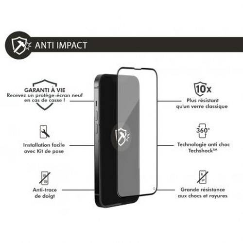 Protection d'écran en verre pour iPhone 13 Pro Max/14 Plus 3D-3