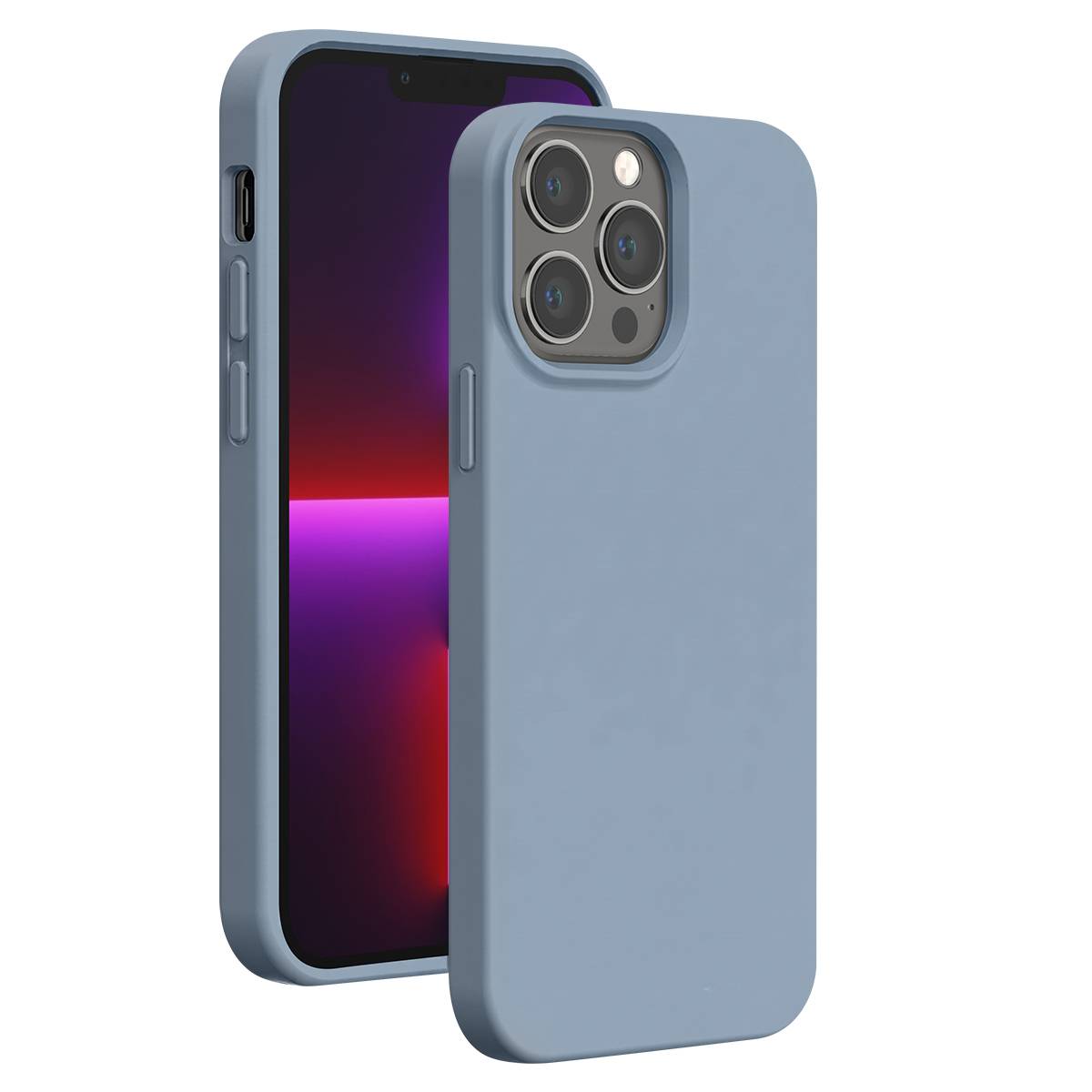 Coque pour iPhone 13 Pro Max Rigide et Élégante en Silicone Soft Touch-2