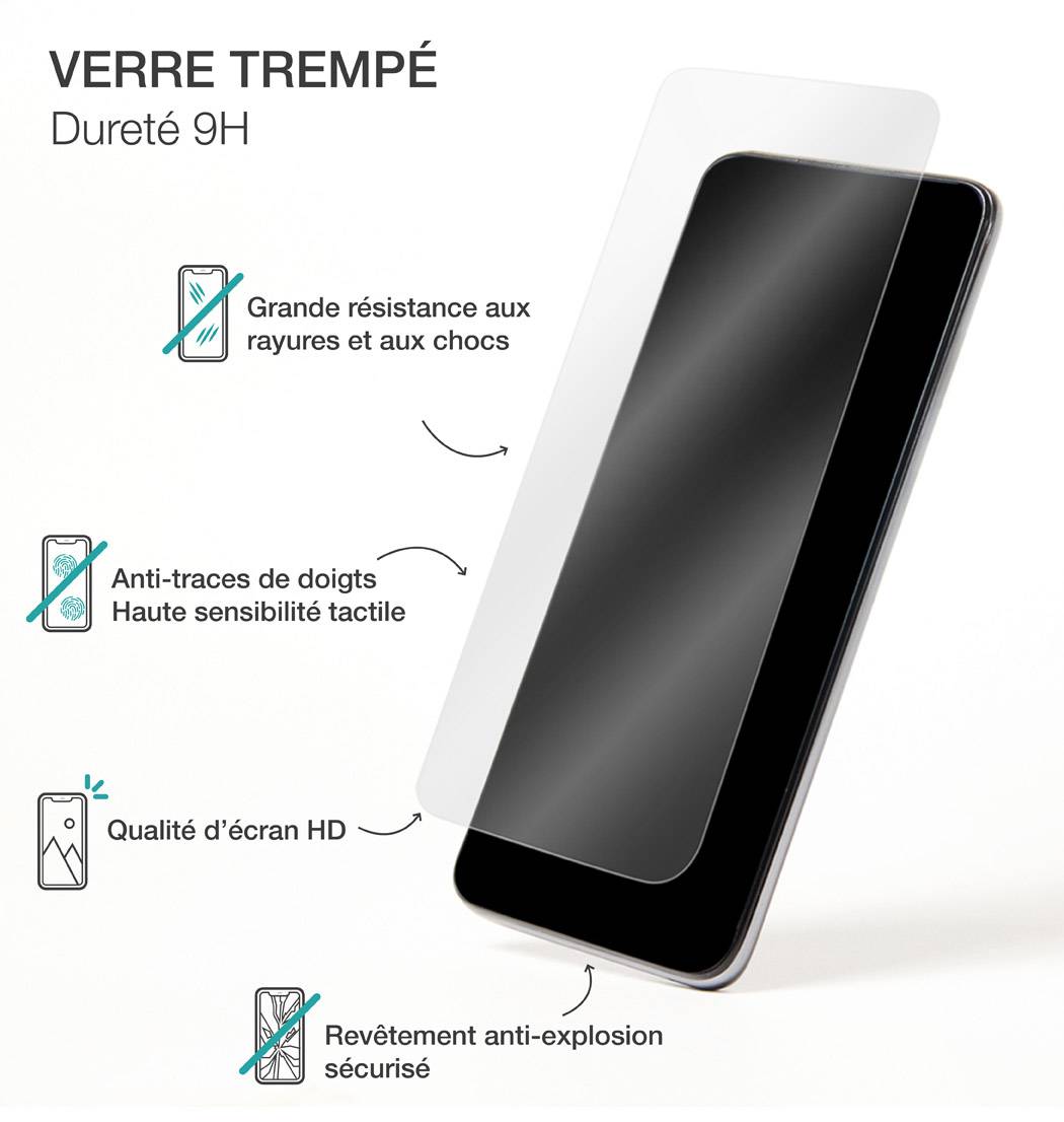 Protection d'Écran pour iPhone 12/iPhone 12 Pro en Verre Trempé-1