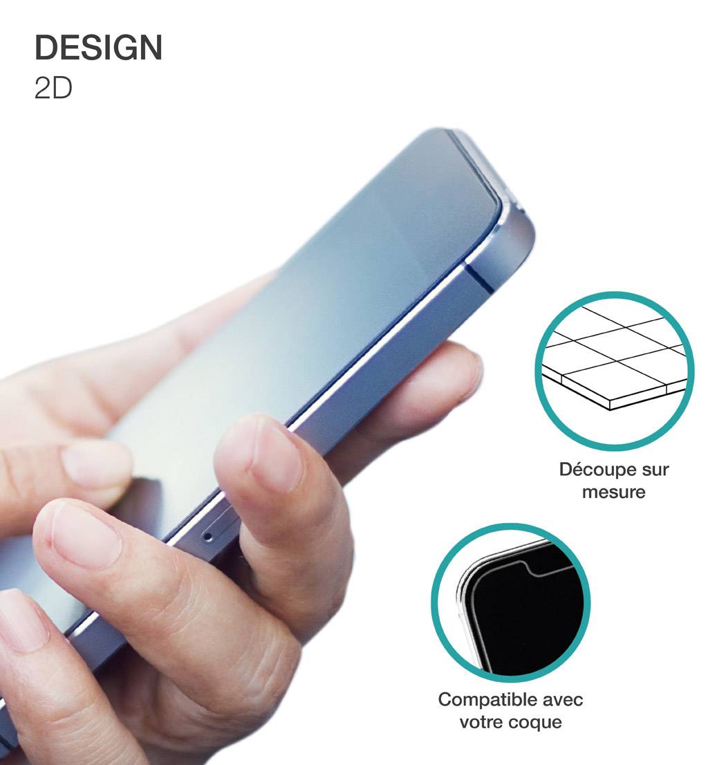 Protection d'Écran pour iPhone 12/iPhone 12 Pro en Verre Trempé-2