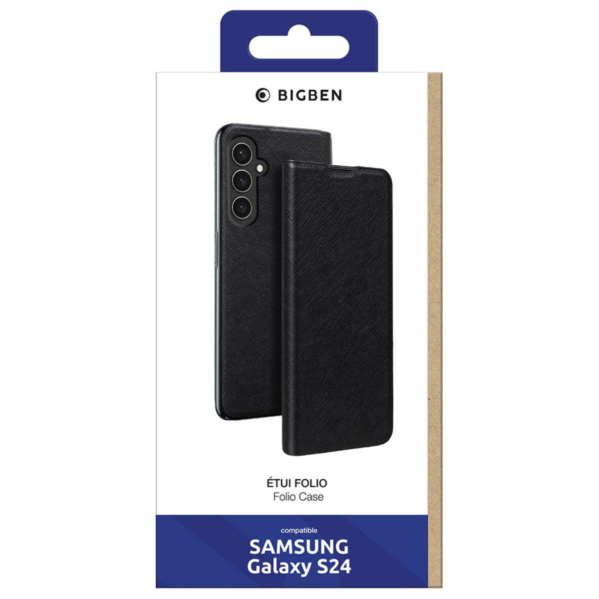 Étui Folio pour Samsung Galaxy S24 avec Fonction Support et Porte-Cartes-2