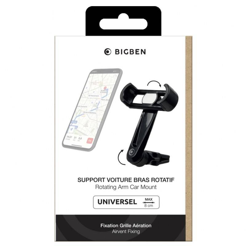 Support Voiture pour Smartphone avec Bras Rotatif sur Ventilation-4