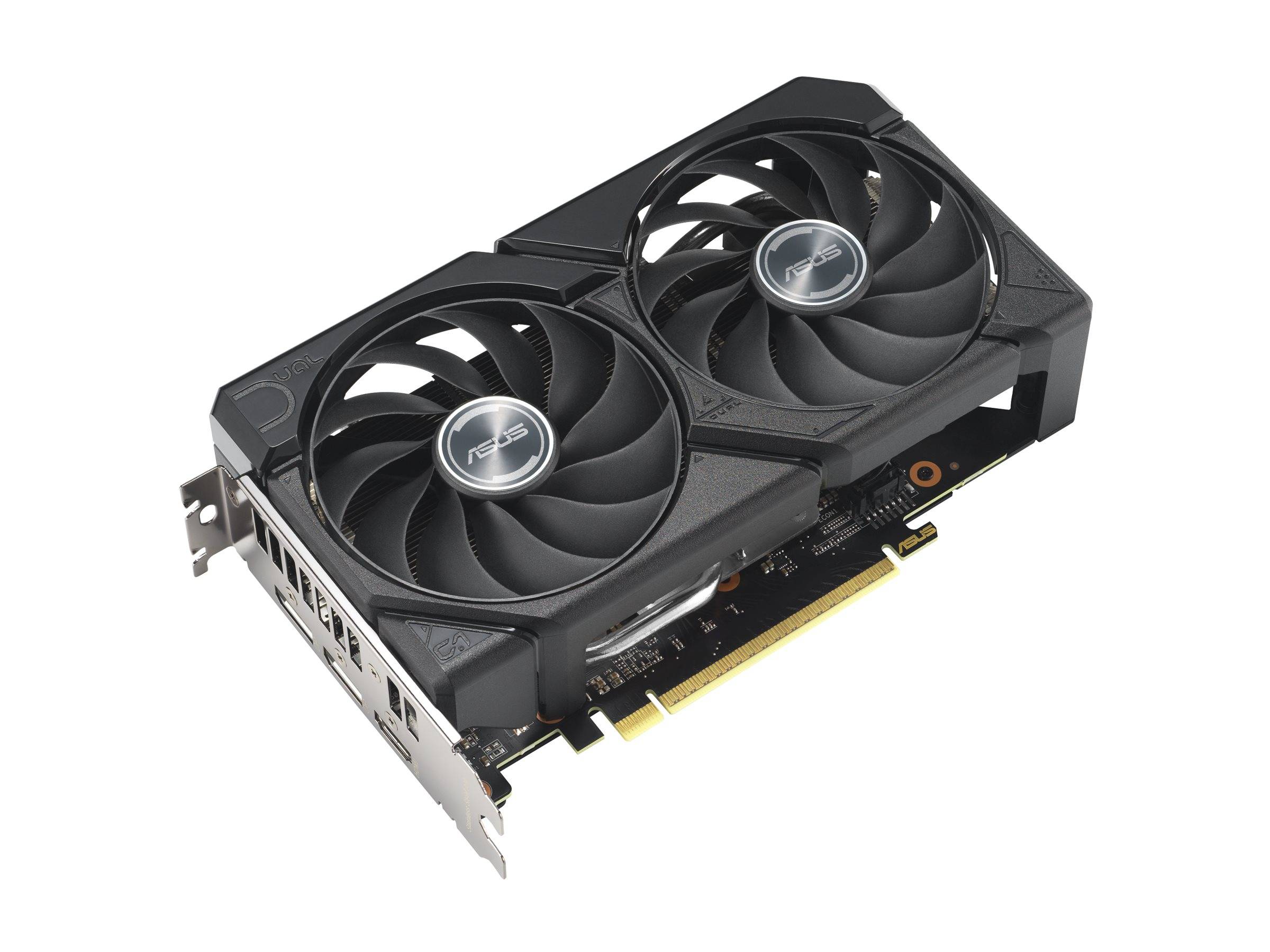 ASUS Dual -RX9060XT-16G, Radeon RX 9060 XT, 16 Go, GDDR6, 128 bit, 7680 x 4320 pixels, PCI Express 5.0-2