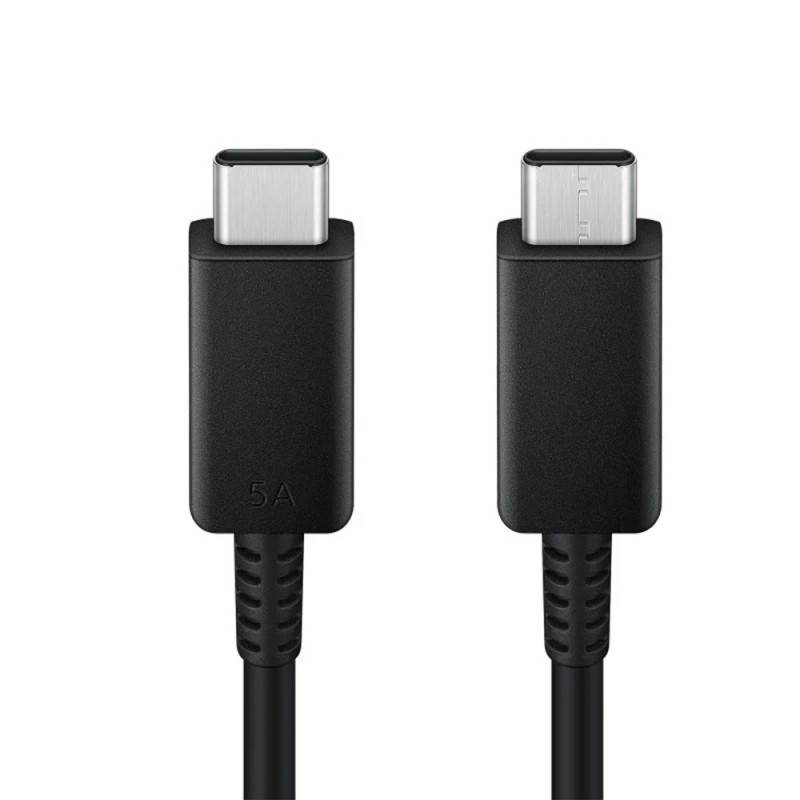 Samsung EP-DX510JBEGEU - Câble USB Type-C Vers USB Type-C (5A - 1,80m - Noir) Emballage original-0