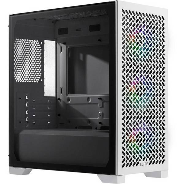 Cooler Master Elite 302, Mini Tower, PC, Blanc, micro ATX, Mini-ITX, Acier, Gaming