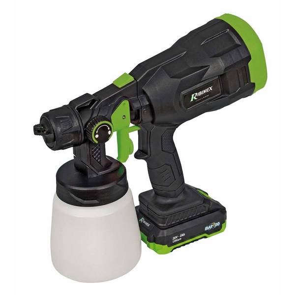 Pistolet à peinture R-BAT20 avec chargeur et batterie 2 amp