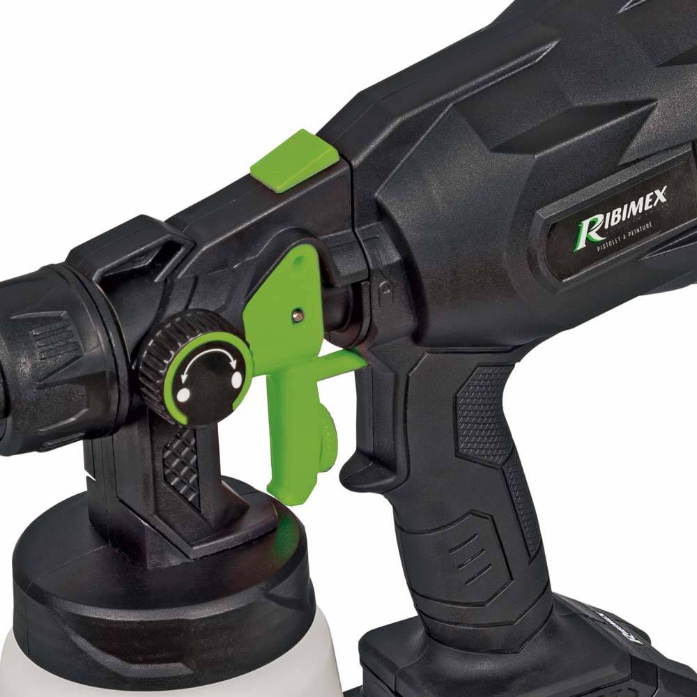 Pistolet à peinture R-BAT20 avec chargeur et batterie 2 amp-2