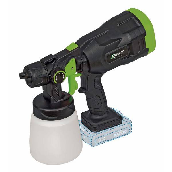Pistolet a peinture R-BAT20 20V sans batterie ni chargeur
