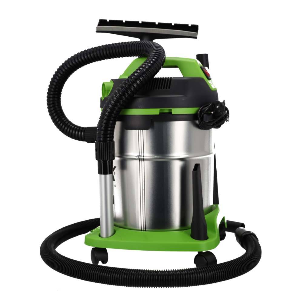 Aspirateur Cuve Eau Et Poussière 20l 1200w Vert Et Inox Ribimex PRCEN010IT-3