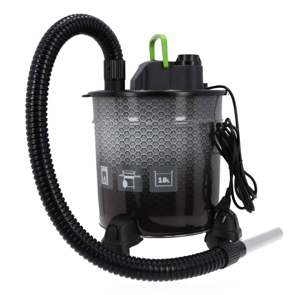 Aspirateur à cendres 1200 W bidon 18 litres-2