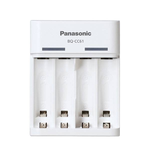Panasonic BQ-CC61 Chargeur de piles rondes NiMH LR03 (AAA), LR6 (AA)-2