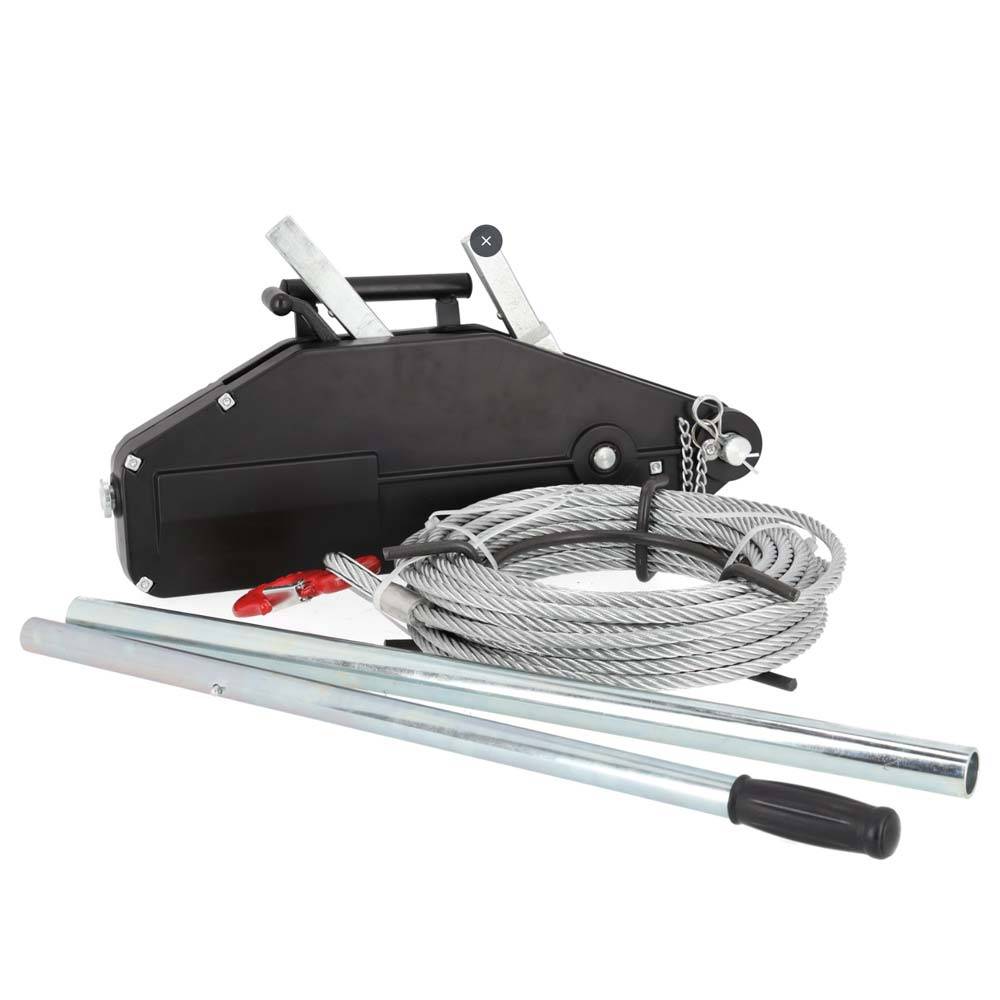 Tire-fort PRO 1,6 tonnes câble 20m diamètre 11mm tractage et levage-1