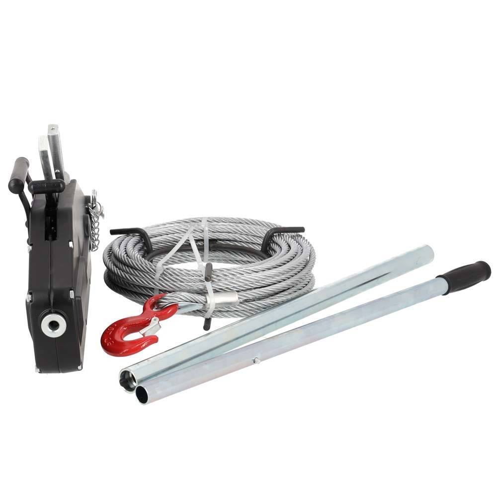 Tire-fort PRO 1,6 tonnes câble 20m diamètre 11mm tractage et levage-2