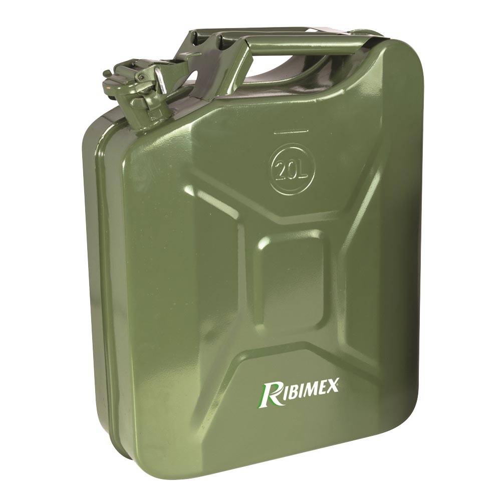 Jerrican 20 Litres en métal traitement antirouille-0