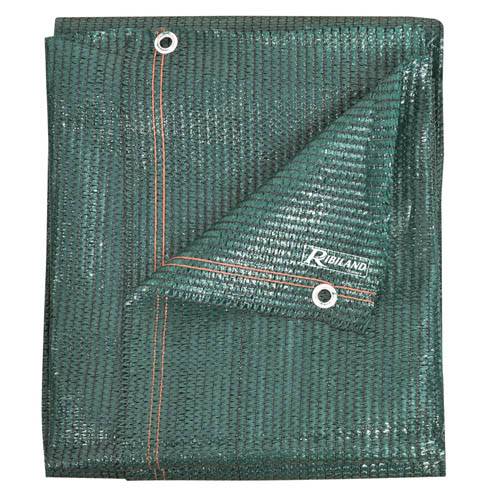 Brise-vue 1.2x10 m 220 gr/m2 vert foncé occultation 95%-0