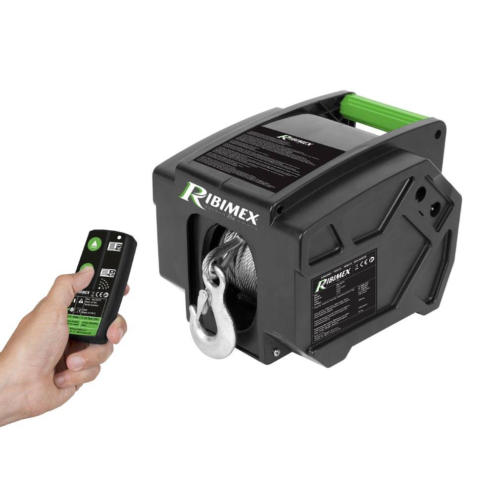 Treuil électrique Voiture 12v à Télécommande Ribitech pe12v/t-0