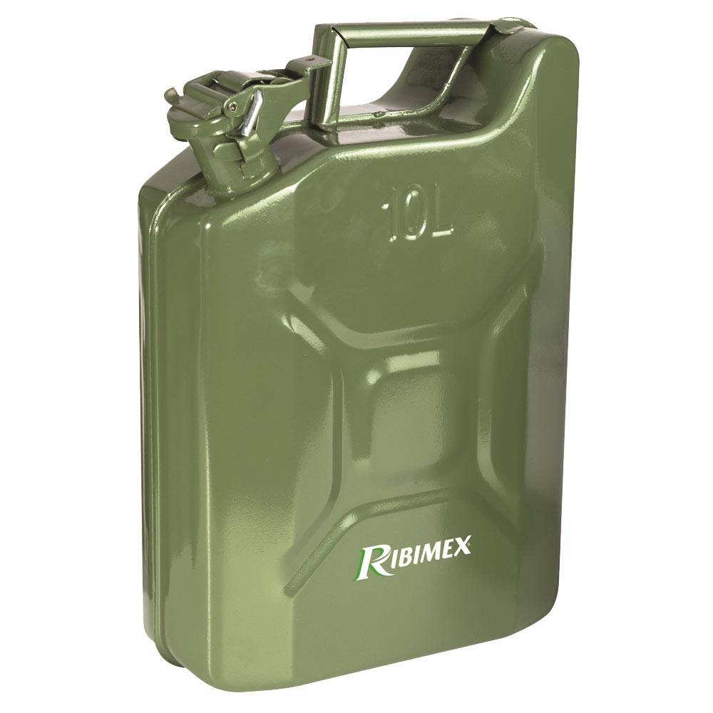 Jerrican 10 Litres en métal traitement antirouille-0