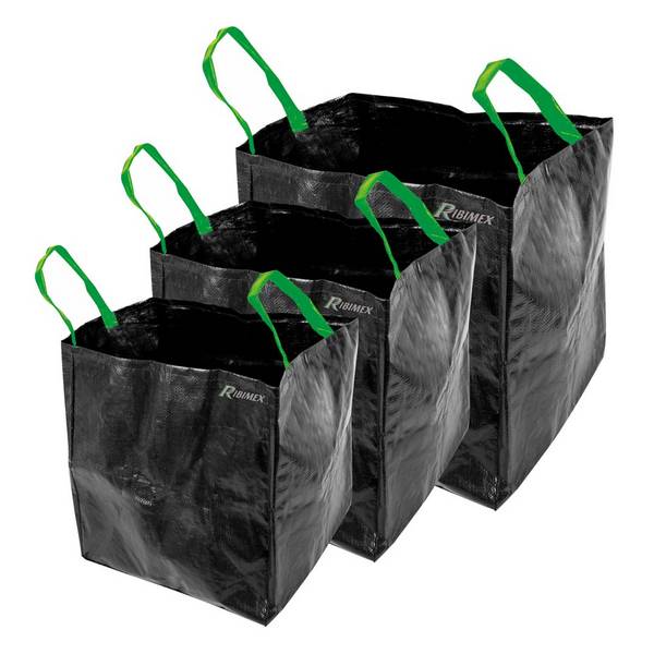 Lot de 3 sacs multifonctions avec anses 70/100 et 170 litres