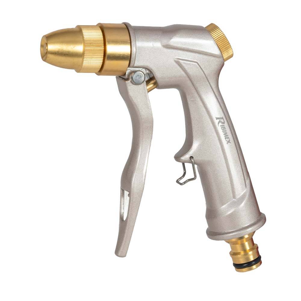 Pistolet arrosage métal laqué raccord rapide-0